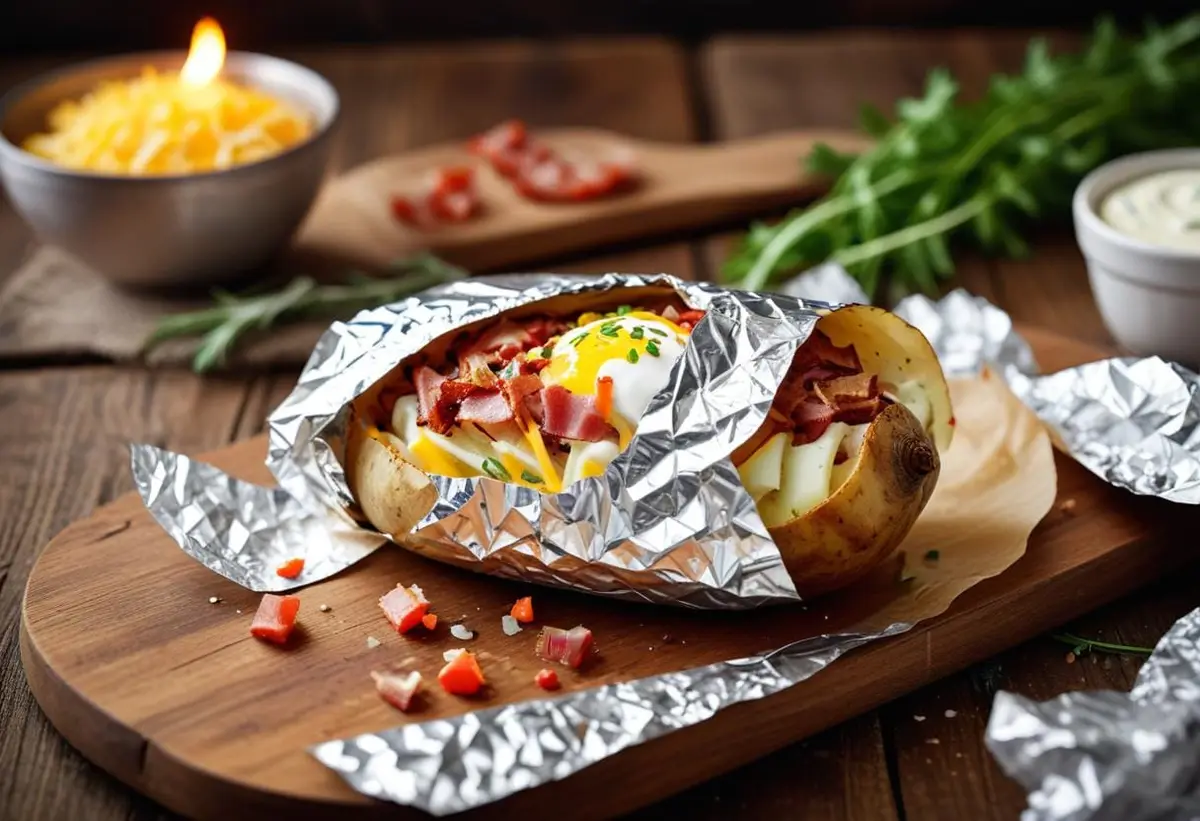 Bakad potatis i ugn folie – lätt och gott! illustration