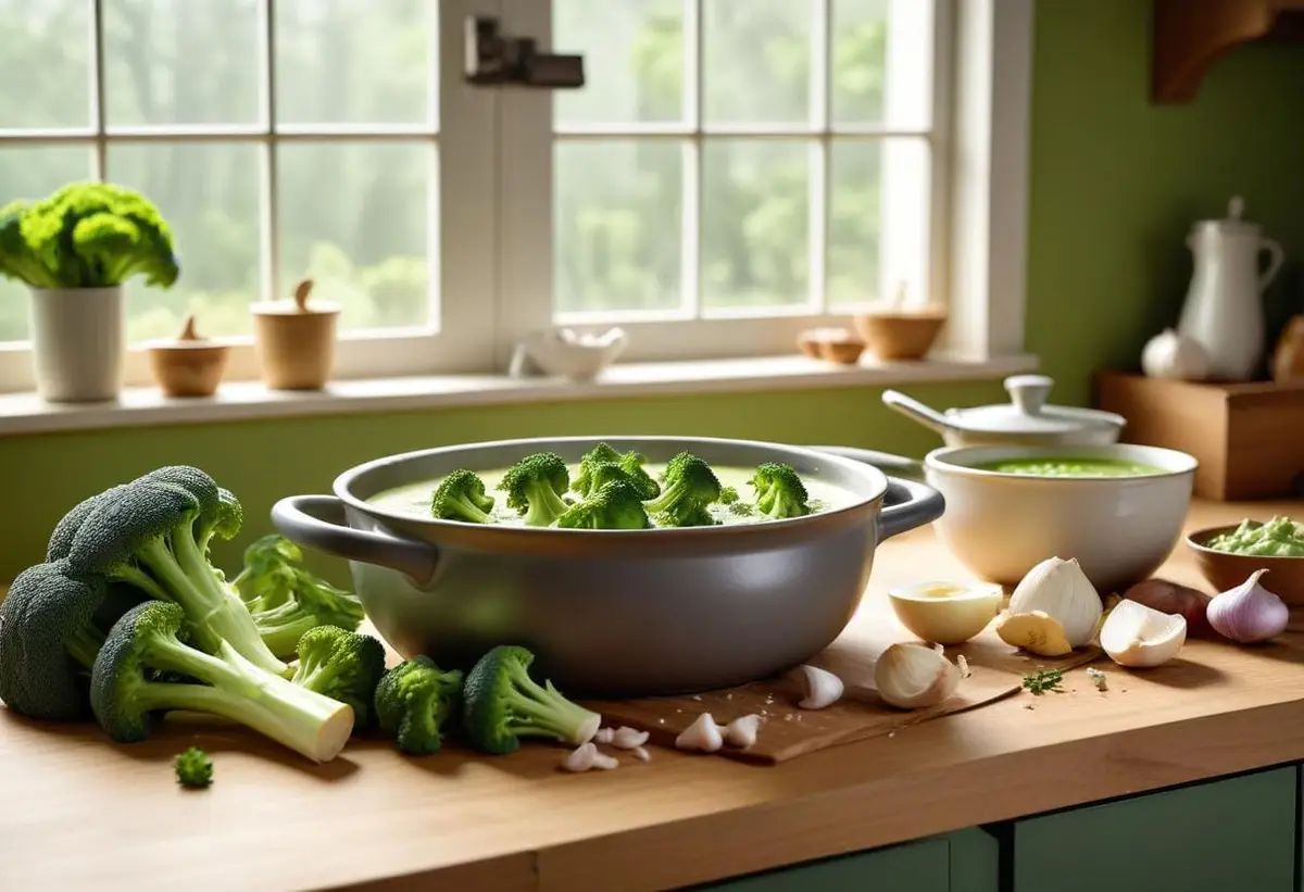 Broccolisoppa – en grön och god vardagsfavorit illustration
