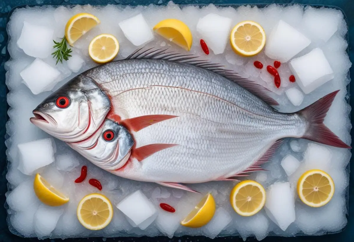 Guldsparid – en läcker fisk för festliga måltider illustration