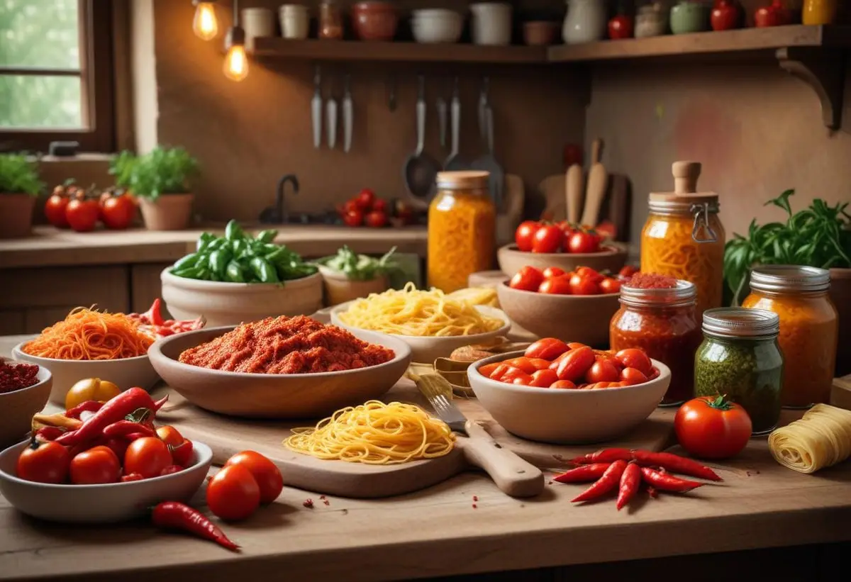 Njut av den delikata smaken av nduja illustration